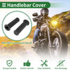 7/8" 22mm Motorcycle Hand Grips Cover Handlebar Hand Grips Black
