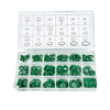 Automotive 270-Piece O-Ring Washer Kit Green Rubber