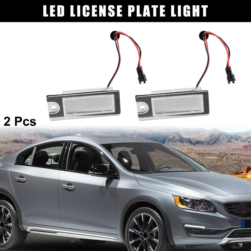 Volvo V70, CX70, S60 LED License Plate Lights (2001-2010)