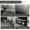 Honda HR-V 2015-2022 Rear Trunk Gloss Black Retractable Cargo Cover