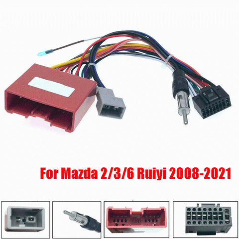 Mazda 2 / 3 / 6 2 x Wiring Harness Connector / Stereo Adaptor (2008–2021)