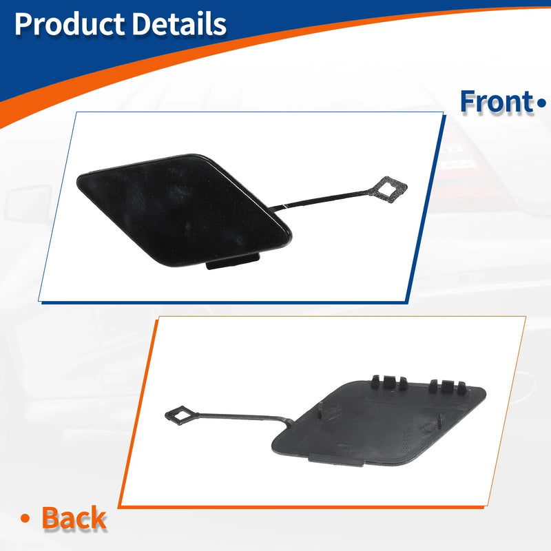 BMW 535i 550i GT (2010-2017) Black Bumper Tow Hook Cover