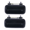 Toyota Hilux 2pc Set Door Handle Outer Gloss Black Lever (1988–1997)