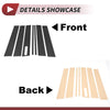 Ford Explorer (2011-2021) Carbon Fiber Black 7pcs Door Pillar Window Trim