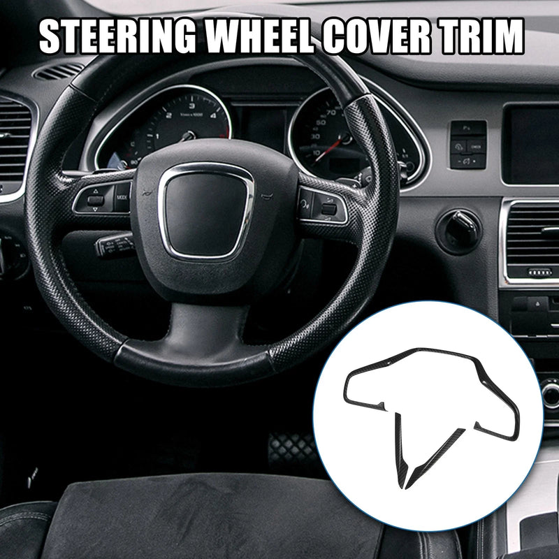 Honda Civic (2016-2021) Carbon Fiber 3 Pcs Steering Wheel Cover Trim