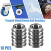 10pcs 5x8x2.5mm Double Metal Shield Flanged Deep Groove Ball Bearings