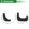 Hyundai i10 (2010-2015) with Mount Accessories Mud Flaps Splash Guards