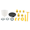 15 Pcs Auto Fluid Oil Spill Proof Radiator Coolant Filling Funnel Kit