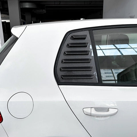 VW Golf 6 MK6 Rear Side Window Louver Cover (2008-2012)