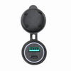 BMW Motorcycle 1x Dual USB Charger DIN Socket Adapter