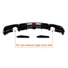 BMW 3 Series F30 M Sport Rear Bumper Diffuser Lip w/ Lights (2013-2019)