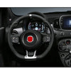 Fiat 500 2012-2019 Dry Carbon Fiber Steering Wheel Center Trim Ring Fit