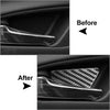 Chevrolet Equinox Black 4 x Inner Door Bowl Cover Trim (2017-2022)