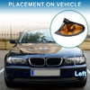 BMW 3 Series 1x Left Corner Signal Light Cover (2002 - 2005)