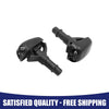 Mitsubishi Black Plastic Front Windshield Wiper Nozzles