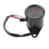 Motorcycle Universal Mini Speedometer Odometer Gauge w/ Indicator Light (12V)