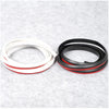 Car Side Sills & Headlights 5M Slanted T-Type Rubber Gasket Weatherstrip