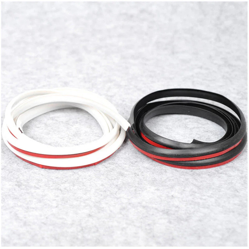 Car Side Sills & Headlights 5M Slanted T-Type Rubber Gasket Weatherstrip