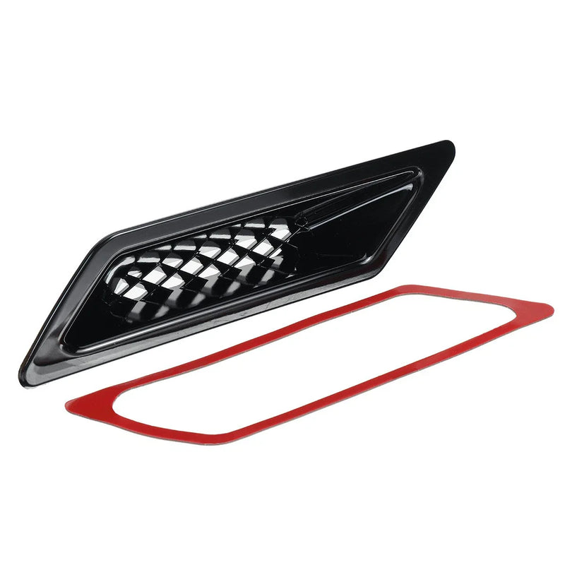 Front Air Vent Intake Duct Cover Trim Gloss Black / 1x / Honda Civic (2016–2021)