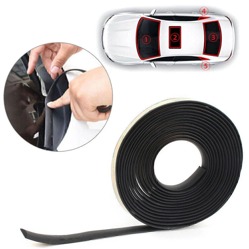 Car Windshield & Sunroof 5m Weatherstrip Seal Trim (Various Years)