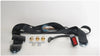 Non-Retractable Lap Sash Seat Belt 300mm Stalk Buckle