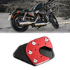 Honda Motorcycles - Black Red Kickstand Extension Pad