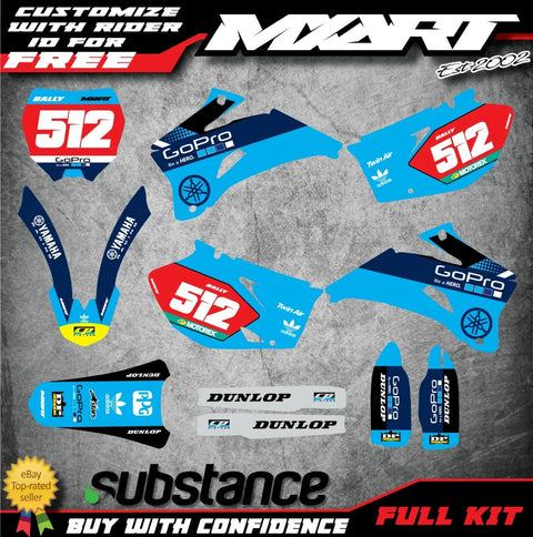 Yamaha YZF 250 BOOST STYLE Graphics Kit 2006-2009