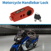 Motorcycle Lock / Universal / Handlebar Throttle Grip Red