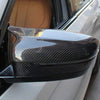 BMW G30 G20 G11 G12 M Style Carbon Fiber Side Mirror Cover Caps (2017-2022)