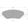 Toyota RAV4 ALA49R ASA44R ZSA42R Front Disc Brake Pad Set (2013-2019)