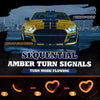 2 x Dynamic RGB Turning Signal Light Rings with High Brightness Design
