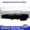 Dashboard Mat Console Pad Cover BK Fits Toyota Hilux Vigo KUN26 SR5 2011-15 D06