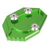 Kawasaki ZX-14R CNC Green Kickstand Pad Side Stand Foot Plate (2008-2011)