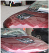 Car Exterior Trim ABS Glossy Black Hood Vent Scoop Cover