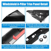 Ford Explorer Windshield A-Pillar Trim Panel (2011-2019)