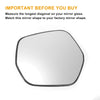 Honda HR-V Left Side Heated White Mirror Glass (2014-2020)