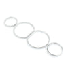 Harley Street Glide 4 x Chrome Gauge Bezel Kit (2014 - present)