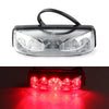 Motorcycle ATV Bike Scooter Rear Tail Light Universal Red Brake Light