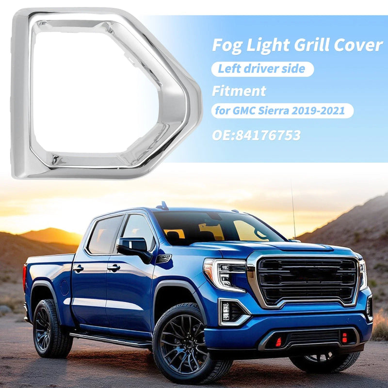 GMC Sierra Right Side Front Bumper Fog Light Lamp Cover (2019-2021)