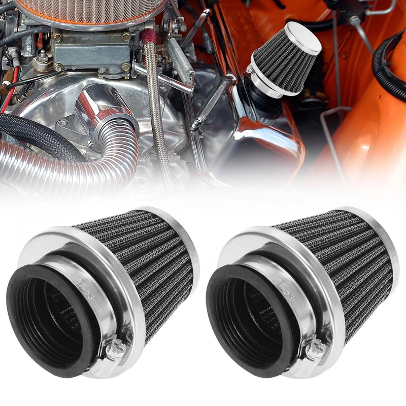Motorcycle 2 x Universal 42mm Air Filter Cleaner