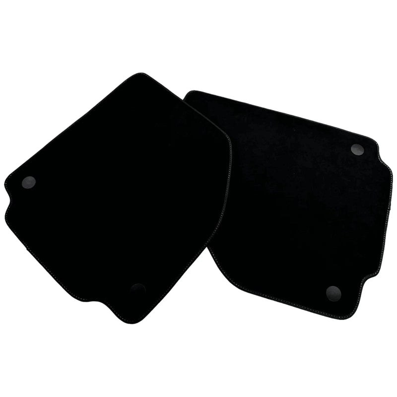 Ferrari 488 Pista Spider Black Alcantara Floor Mats (2015-2022)