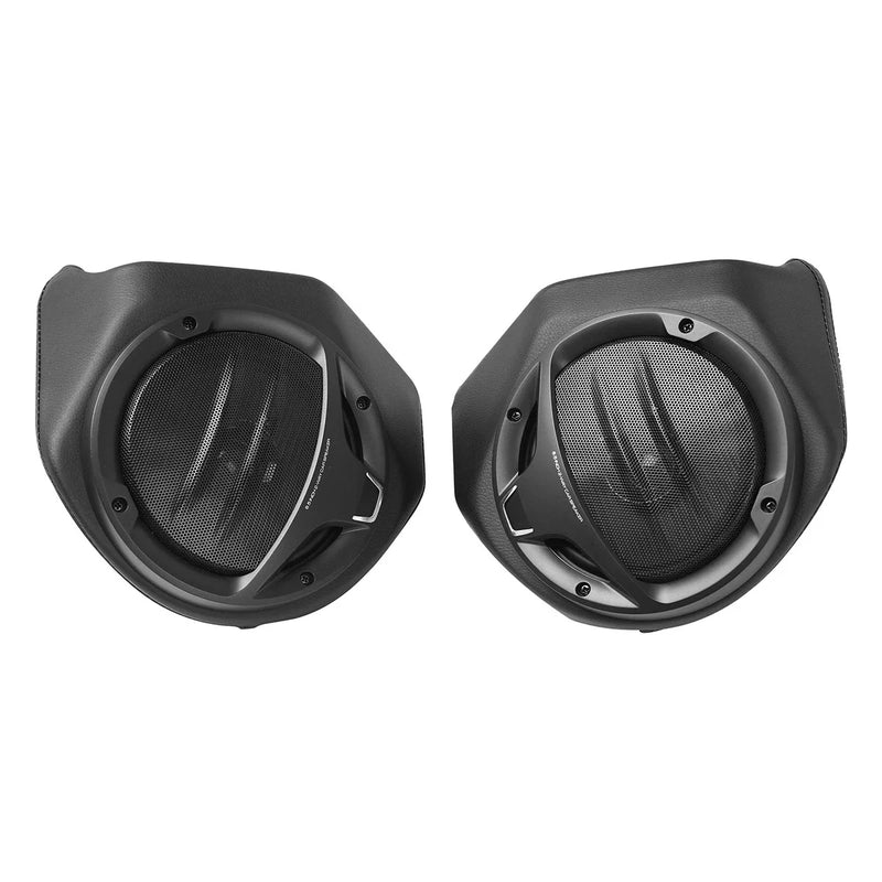 Harley Touring Street Glide 6.5" Black King Trunk Luggage Speakers (14-24)