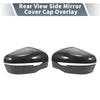 Nissan Navara Rearview Mirror Cover Overlay Black Carbon Fiber (2015-2023)