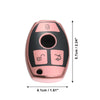 Mercedes Benz A-Class (2013-2018) Pink Silicone Smart Key Fob Case Cover