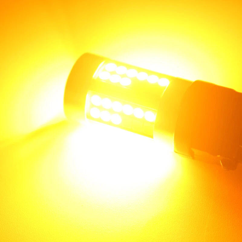 2X 3157 LED Dual Color Switchback Error Free Turn Signal DRL Bulb Parking Bulb