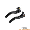 Harley Sportster 3 Finger Handle Grips Brake Clutch Levers Set (2010-2023)