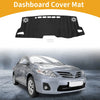 Dashboard Cover 1 x Toyota Corolla Black Anti-Slip (2019–2021)