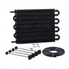 Manual to Automatic Cars 8 Row Remote Transmission Oil Cooler Radiator Kit