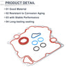 Dodge 3.7L 4.7L Engine Timing Cover Gasket Set (2002-2010)
