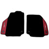 Ferrari 488 Spider Bordeaux Nappa Leather Floor Mats (2015-2023)